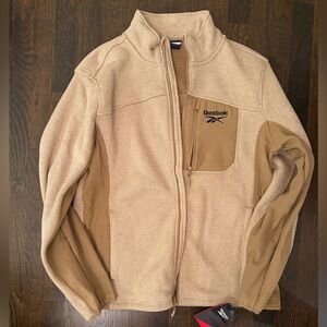 Reebok Men's Beige Performance Jacket NWOT